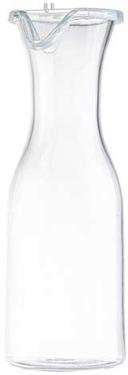 Tablecraft Clear Polycarbonate Carafe with Polypropylene Lid, 36 Ounce Capacity