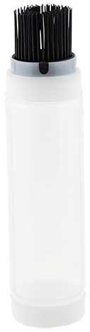 Tablecraft InvertaTop Squeeze Bottle with Brush Top, 24 Ounce -- 12 per case.