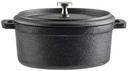 Tablecraft Cast Iron Cocotte with Lid and Stainless Steel Knob, 16 Ounce