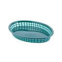 Tablecraft Forest Green Texas Platter Oval Basket, 12.75 x 9.5 x 1.53 inch -- 36 per case