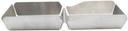 Tablecraft Better Burger Collection Brushed Stainless Steel Burger Box, 11.625 x 6.25 x 1.5 inch