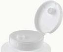 Tablecraft White Hinged Top for All Squeeze Bottles -- 12 per case.