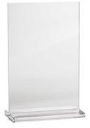 Tablecraft Acrylic Two-Sided Table Tent, 4 x 6 inch -- 24 per case