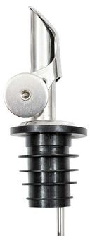Tablecraft Weighted Flip Cap Pourer with Stainless Steel Vent Tube -- 12 per case.