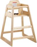 Tablecraft Natural Wood Unassembled High Chair, 19.75 x 19.75 x 29 inch