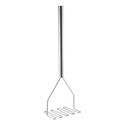Tablecraft Stainless Steel Square Face Potato Masher, 24 inch