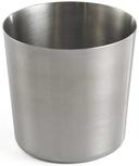 Tablecraft Stainless Steel Brushed Finish Round Appetizer Cup, 14 Ounce