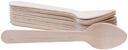 Tablecraft Disposable Wood Tasting Spoon, 4.25 inch - 100 count per pack -- 12 packs per case.