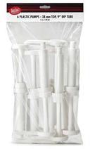 Tablecraft 1 Ounce Economy Pump with 38 mm Adapter Cap - 6 count per pack -- 1 pack per case.