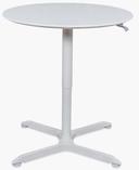 Luxor Pneumatic Height Adjustable Round Cafe Table, 36 x 25.2 - 40 inch Height