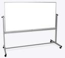 Luxor Black Double Sided Magnetic Whiteboard, 72 x 48 inch Height