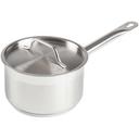 Winco Premium Stainless Steel Sauce Pan with Cover, 7.5 Quart -- 1 set.