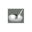 Winco Stainless Steel Welded Joint Chinese Wok, 16 inch.