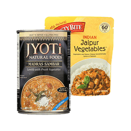 Contains 96 Indian Meals products