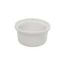 White Round 10 Ounce Casserole Dish, 24 count