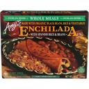 Organic Enchilada with Spanish Rice and Beans