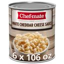 Chef Mate White Cheddar Cheese Sauce, 106 Ounce -- 6 per case.