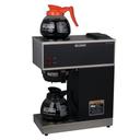 Black Coffee Brewer with 2 Glass Decanters