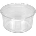 FreshServe PET Clear 12 Ounce Standard Flange Round Container