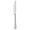 Reflections 9 inch 13/0 Stainless Steel Dinner Knife with Solid Handle and Fluted Blade