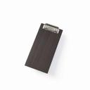 American Metalcraft Espresso Clipboard Wood Menu Holder, 4 x 8 inch