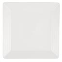 Porcelain Bright 9.5 inch White Square Plate