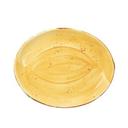 Porcelain 13.5 x 11 inch Terra Sunrise Oval Platter