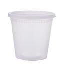 Plastic Deli Container with Lid 24 Ounce