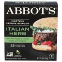 Italian Herb Protein Veggie Burger