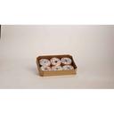 White Iced Ring Donut with Decos