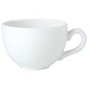 Simplicity White Alumina Vitrified 8 Ounce Low Cup, 36 count