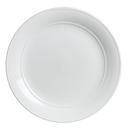 Aura 8.75 inch Porcelain Medium Rim Plate, 24 count