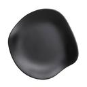 Marisol Black 8.25 inch Melamine Appetizer Plate, 12 count