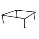 Black Teflon Tile Square Riser, 14 x 14 x 5.0 inch