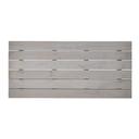 Fusion Buffet Grey Wash Teak Wood Rectangle Tile, 24 x 11 inch