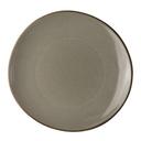 Potter's Collection 9.25 inch Pier Porcelain Organic Coupe Plate, 24 count