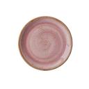 Craft Raspberry Alumina Vitrified 8 inch Taste Coupe Plate, 12 count