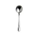 Flora 18/0 Stainless Steel 6.5 inch Bouillon Soup Spoon, 36 count
