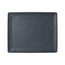 Pompeii Slate 12.75 x 10.625 x 1 inch Melamine Rectangle Gastronorm Platter, 10 count