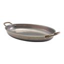 Vintage Stainless Steel 1.75 Quart Oval Dish, 3 count