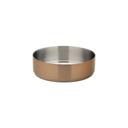 Brushed Copper Stainless Steel 4 Ounce Dip Pot, 6 count