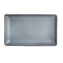 Denali Matte Gray 10 inch Rectangle Platter, 12 count