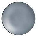 Denali Matte Gray 10.75 inch Dia Coupe Plate, 12 count