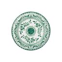 Talavera Motiva Alumina Vitrified 7.5 inch Dia Green Plate, 12 count