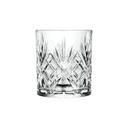 Melodia 8 Ounce Crystalline Double Old Fashioned Tumbler, 12 count