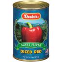 Moody Dunbar Diced Red Peppers - 15 oz., 24 cans per case