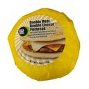 Individually Wrapped Double Meat and Cheese Flatbread Sandwich