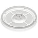 Polystyrene Translucent Tumbler Lid with Straw Slot