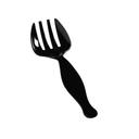 Platter Pleasers 8.5 inch Individually Wrapped Polystyrene Black Serving Forks