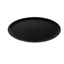 Platter Pleasers Polystyrene 14 inch Rigid Classic Round Black Tray